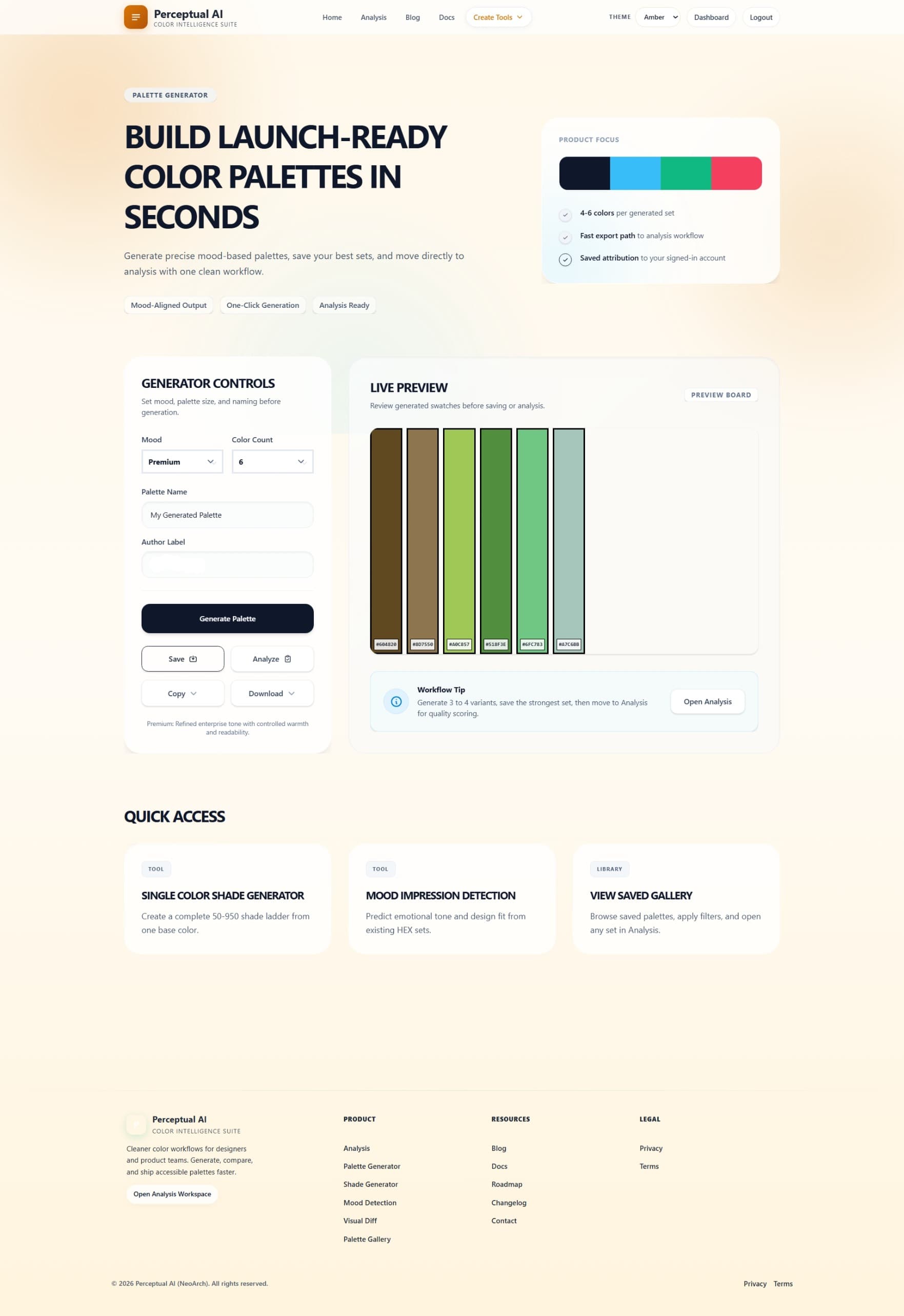 Analysis and insight panels